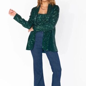 Show Me Your MuMu Sequins Dance Blazer